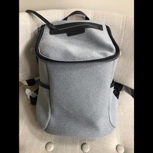 NWT AIMEE KESTENBERG Grey neoprene back pack.
